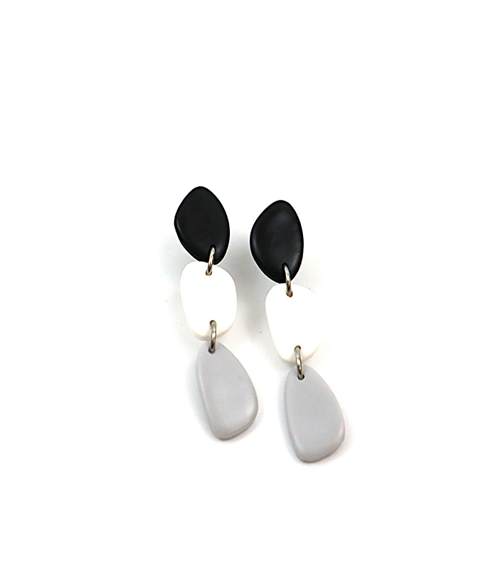 Triple Pebble No2 | Earrings