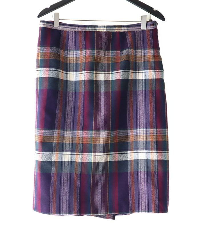 Purple Checkered | Skirt