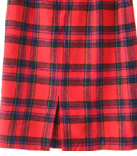 Red Checkered | Skirt - Image 3