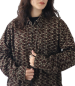 Brown Cubes | Shirt - Image 3