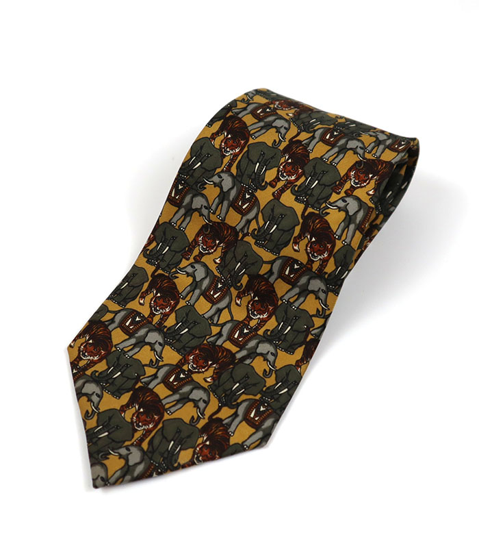Vintage Silk Tie | Jungle