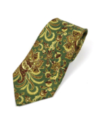 Vintage Daniel Hechter Tie | Green Paisley